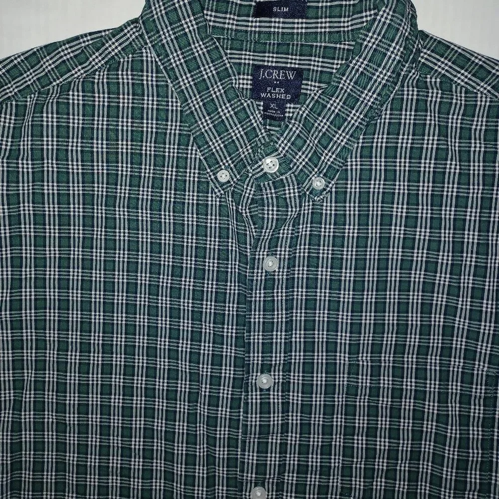 J.CREW  MEN'S SLIM  LONG SLEEVE  BUTTON DOWN SHIRT